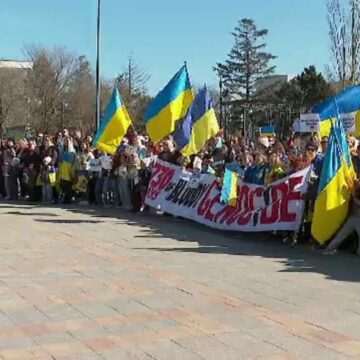 img-140 Protestele refugiaților ucraineni împotriva lui Putin în România