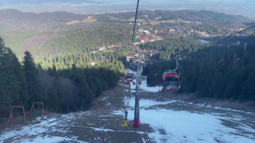 Stațiunile de schi, afectate de lipsa zăpezii și a temperaturilor ridicate