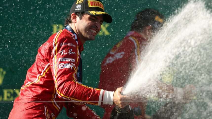 Carlos Sainz câștigă Grand Prix-ul Australiei în Formula 1