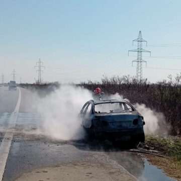 img-1352 Incendiu pe autostrada A1: Trafic oprit total pe sensul către București