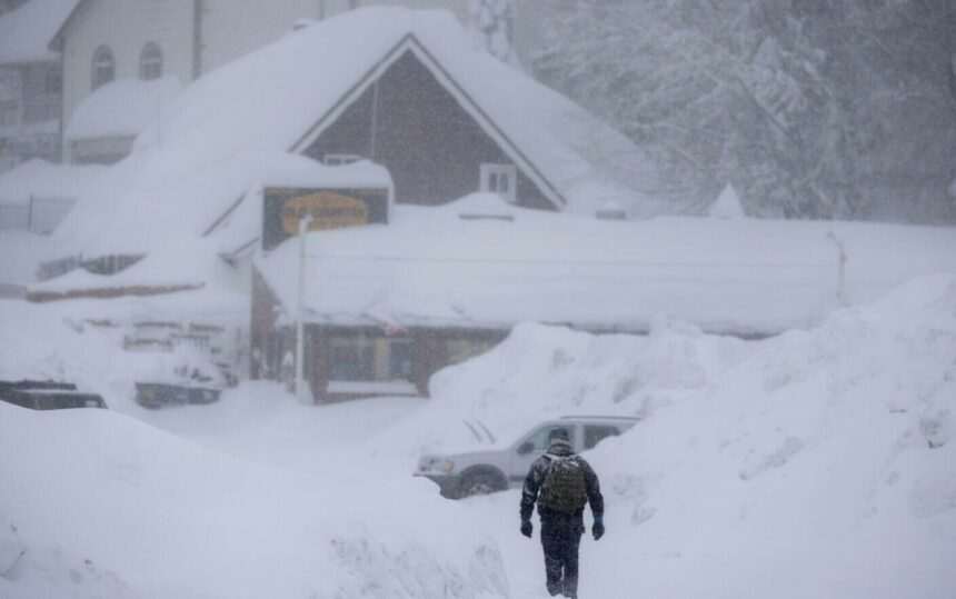 Viscolul din California și Nevada: o furtună devastatoare