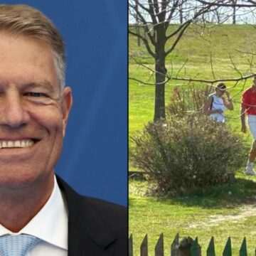 img-1666 Klaus Iohannis la golf alături de soția sa, în Alba