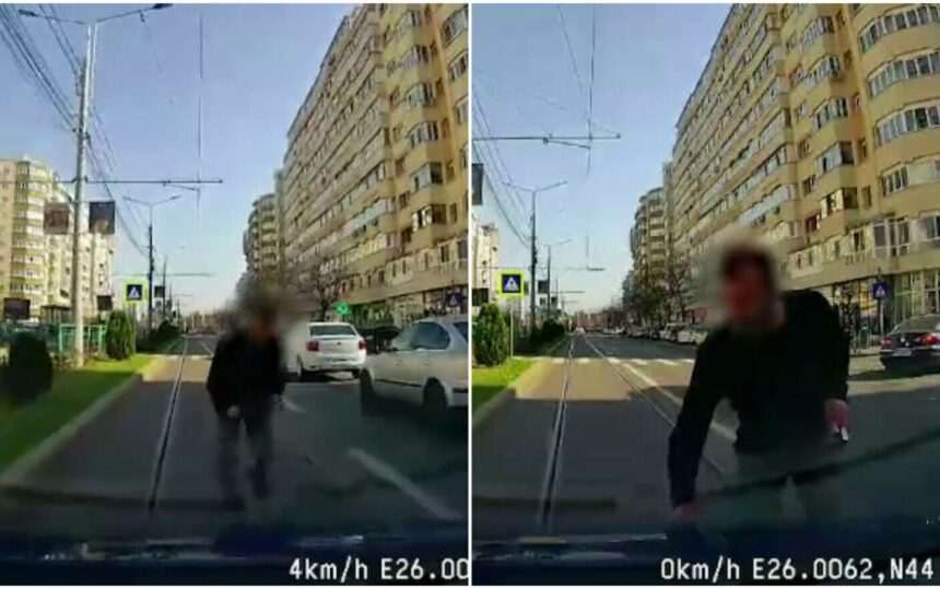 img-271 Atac în trafic: Momente de panică pentru o mamă cu doi copii