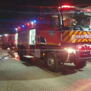 Incendiu de proporții la un atelier de lemne din Sectorul 4