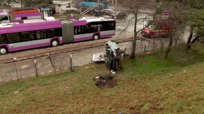 img-440 Accident rutier în Cluj: Șofer de 83 de ani la un pas de moarte