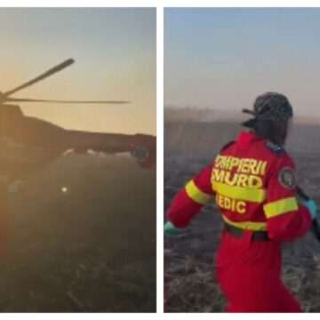 img-610 Misiune de salvare în Delta Dunării: o familie prinsă în mijlocul unui incendiu de vegetație