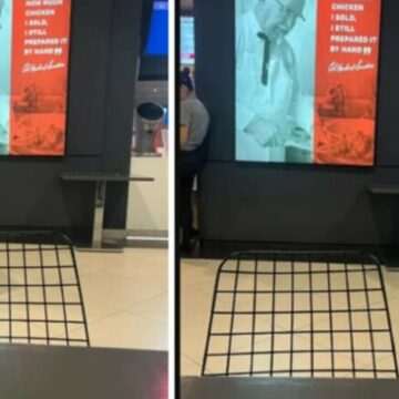 img-96 Un tătic livrator din România a cucerit internetul. A fost filmat cu copilul în brațe, la muncă