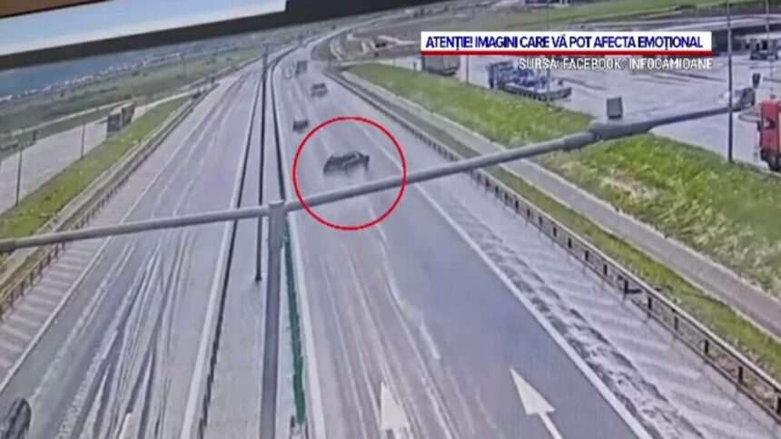 img-1130 Accident tragic pe Autostrada 1 Sibiu-Boița din cauza grindinei