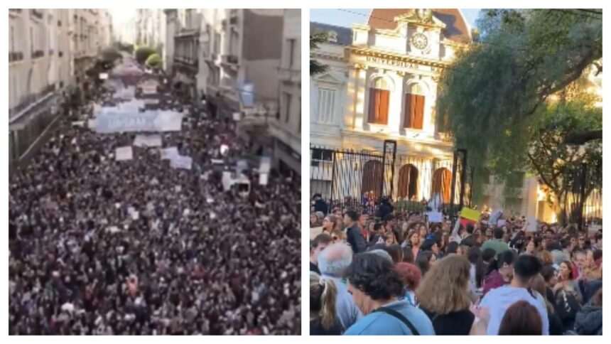 img-1330 Protest uriaș în Argentina împotriva reducerilor din educație: Ce anunță universitățile