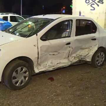 img-357 Accident cu două mașini, în Capitală. Ambii șoferi susțin că au avut verde la semafor. Cum s-a produs totul