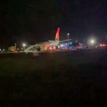 img-691 Aterizare de urgență a unui avion Turkish Airlines la București