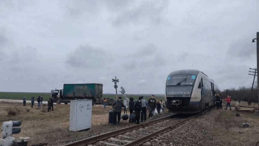 img-94 Camion blocat pe calea ferată în Cluj