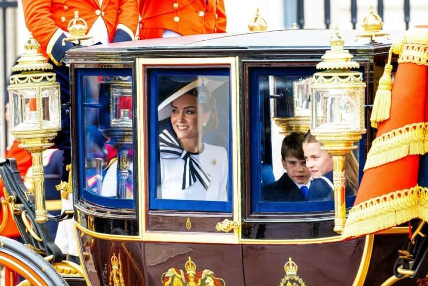 img-344 Prințesa Kate, apariție surprinzătoare la Trooping the Colour după lupta împotriva cancerului