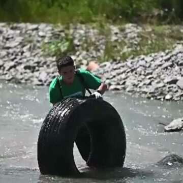 Acțiunea de ecologizare de succes de la malul râului Nistorești