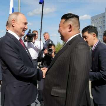 Vizita lui Putin in Coreea de Nord