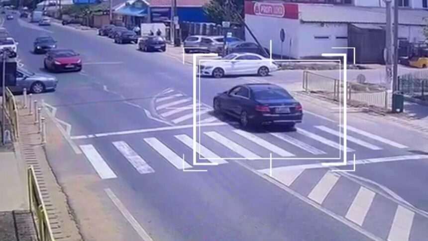 Șoferul care l-a lovit intenționat pe polițistul care i-a reținut talonul