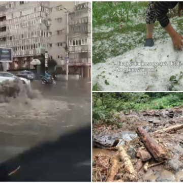 Ploile torențiale au adus prăpăd în toată țara