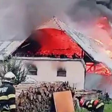 img Incendiu devastator într-o localitate din județul Suceava
