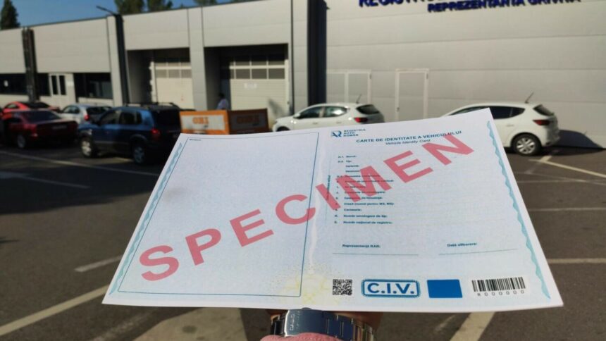 Schimbări importante în Cartea de Identitate a Vehiculului (CIV)