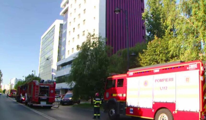 Incendiul de la hotelul din centrul Bucureștiului