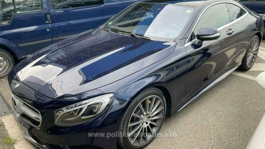 Șofer român fără Mercedes: Ce au descoperit polițiștii din Arad