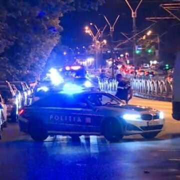 Polițist local din Timișoara amenințat și lovit cu mașina de un șofer în centrul orașului