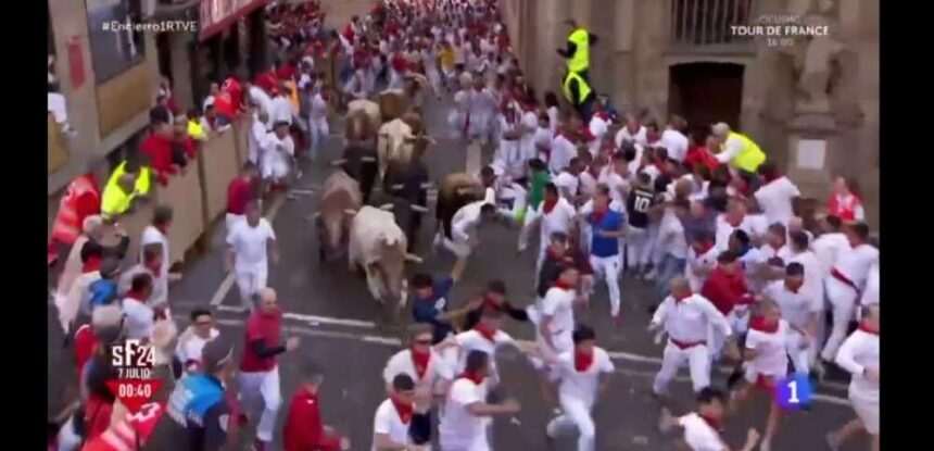 Incident la festivalul San Fermin din Pamplona