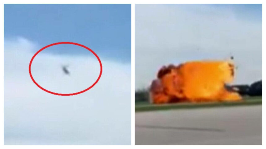 img-664 Accident aviatic în Polonia: Un avion militar s-a prăbușit pe un aerodrom