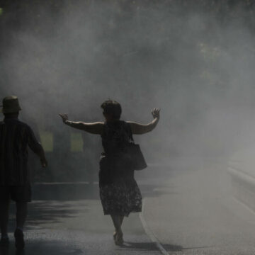 Bucureștenii în căutare de răcoare după o zi caniculară