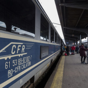 img-672 Deraierea unui vagon al trenului internaţional IRN 347 Curtici-Bucureşti