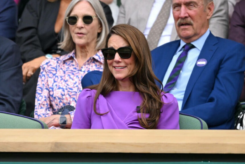 img-750 Kate Middleton, apariție la finala masculină de simplu de la Wimbledon