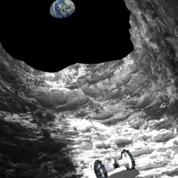 Descoperirea unei peșteri pe Lună și posibilitatea traiului uman