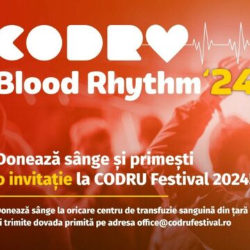 img CODRU Festival extinde campania de donare de sânge Blood Rhythm la nivel național