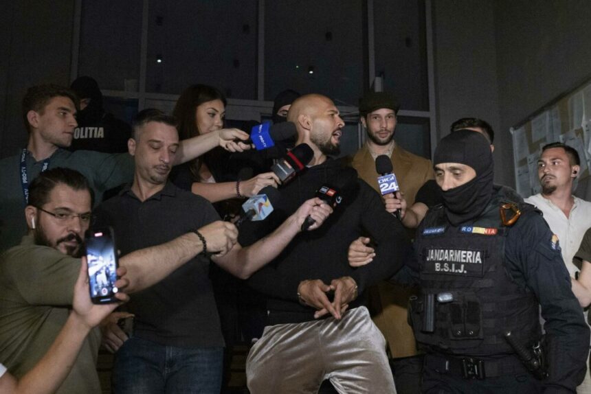 img Frații Tate au scăpat de arestul preventiv. Măsuri diferite luate în cazul celor doi milionari britanici