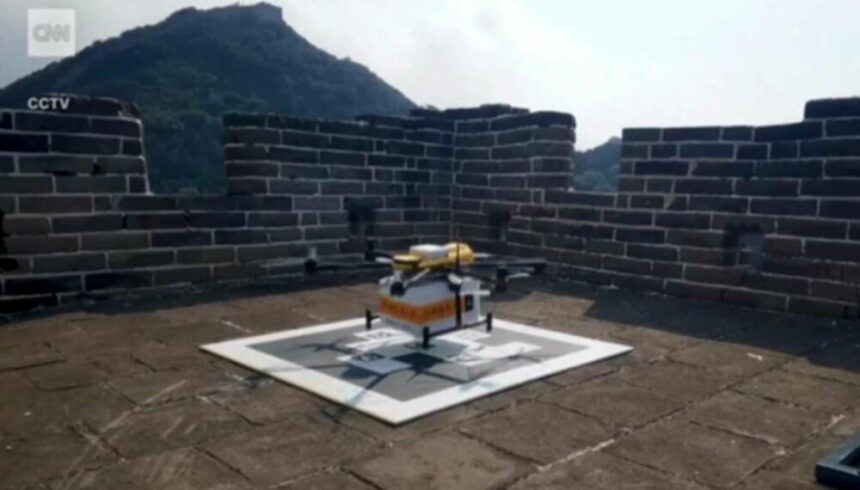 img Inovatia dronelor la Marele Zid Chinezesc