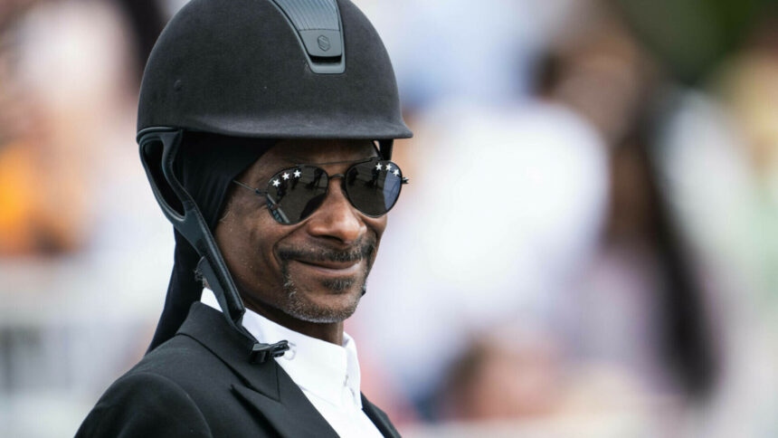 img Snoop Dogg la finala de dresaj pe echipe de la Jocurile Olimpice de la Paris