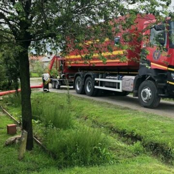 img Accident rutier cu autocamion cu gaz lichefiat răsturnat în Arad