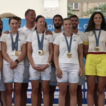 Canotoarele României, campioane olimpice la Paris