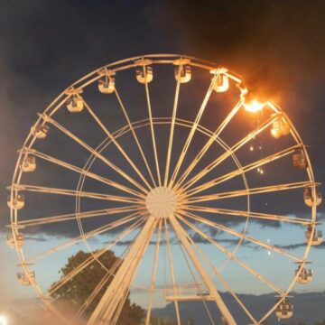 Incidentul de la Festivalul Highfield din Germania: Roata panoramică a luat foc