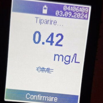 img Un bărbat băut care a adormit la volan și a mulțumit polițiștilor pentru că l-au oprit