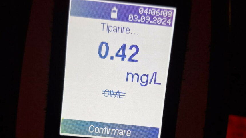 img Un bărbat băut care a adormit la volan și a mulțumit polițiștilor pentru că l-au oprit