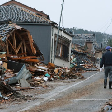Ploile torențiale au inundat regiunea japoneză Noto