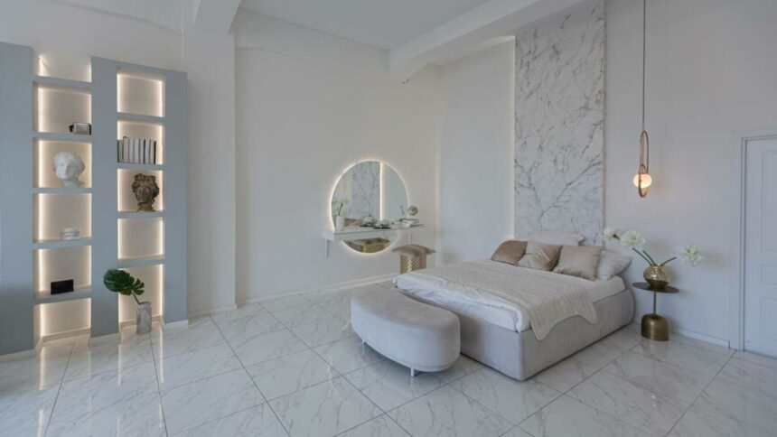 img Cum să integrezi marmura în dormitor pentru un design modern și relaxant
