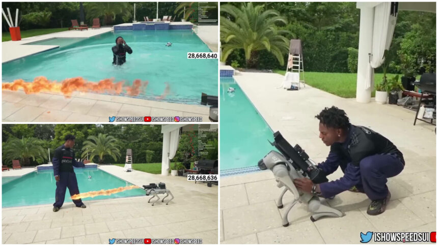 img YouTuber celebru viral după ce a fost atacat de câinele său robot de 100.000 de dolari