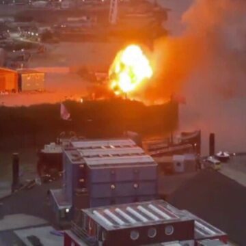 img Incendiu pe un platou de filmare din Londra