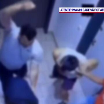 img Bărbat desfigurat în bătaie într-un supermarket din Neamț