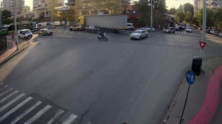 img Curier lovit de o mașină în Iași