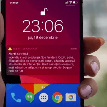 Extinderea sistemului RO-Alert pentru avertizări cu mesaje la televizor, SMS și e-mail