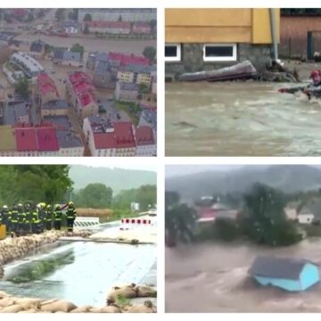 img Inundații de amploare în Europa: Zone de dezastru și oameni culeși de pe acoperișuri