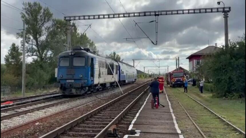 img Incidentul trenului CFR în gară din Cluj